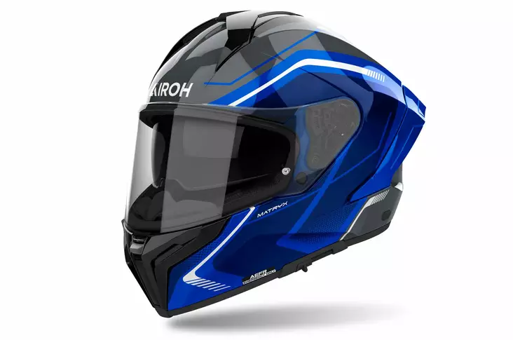 Airoh Hjälm Matryx Wide Blå glansig - Integralhjälm - D487082 - 1