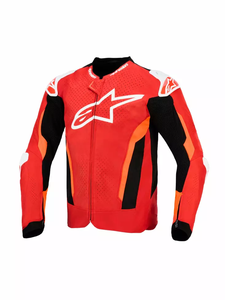 Alpinestars Jacka T-GP Air Röd Fluo/Svar - Textil jackor & Kevlar Hoodies - D509472 - 1