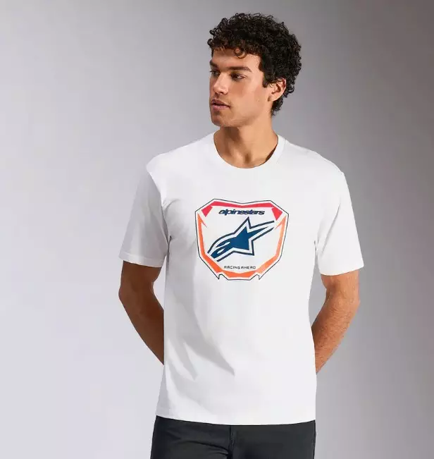 Alpinestars T-Shirt Plate SS CSF Vit - T-shirts & Toppar - D518492 - 1