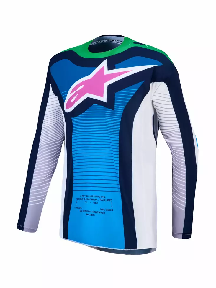Alpinestars Tröja Techstar Maven Vit/Blå - Crosströjor - D521522 - 1