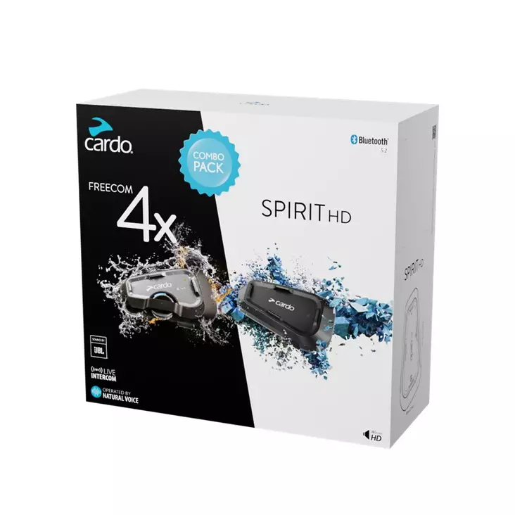 Cardo Freecom 4X & Spirit HD Bundle - MC Hjälmar - 82922 - 1