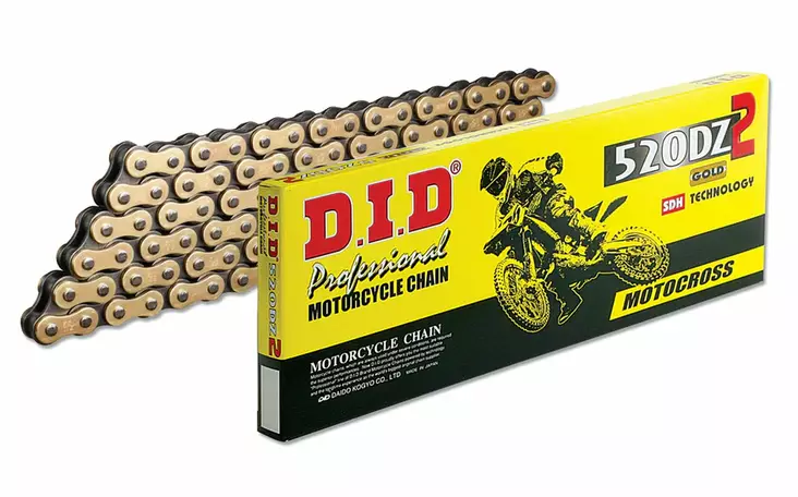 D.I.D 520DZ2 G&B Chain+Connecting link ( - Kedjor 520 - D508522 - 1