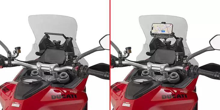 Givi Fairing Upper Bracket Ducati Multis - Vindskydd - D530742 - 1
