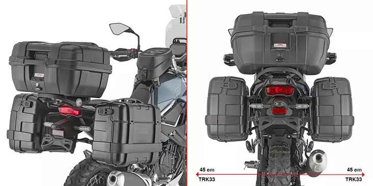 Givi Pan. Hold. Kawasaki Kle500/Kle500 S - Monteringsatser & Pakethållare - D530702 - 1