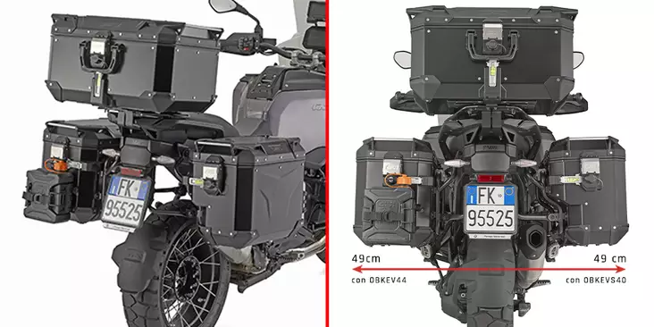 Givi Sh. Pannier H. Bmw R1300Gs Adventur - Monteringsatser & Pakethållare - D500582 - 1