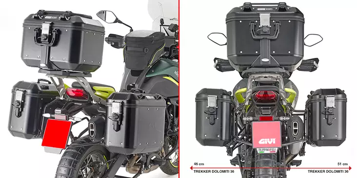 Givi TUB.PAN.HOLD. BENELLI TRK 702 (2023 - Monteringsatser & Pakethållare - D475262 - 1