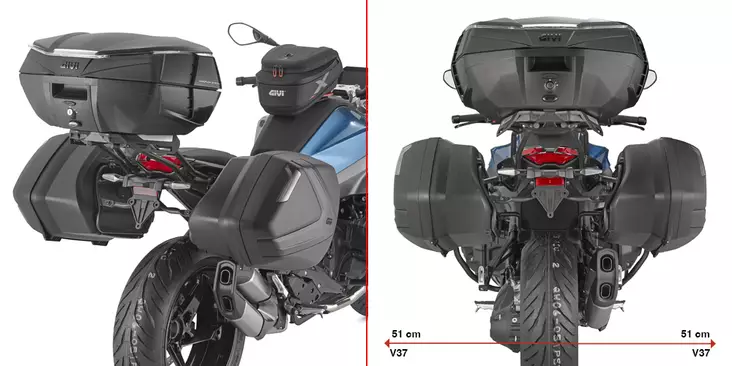 Givi Tubul. Pannier Holder Bmw R1300RS ( - Monteringsatser & Pakethållare - D528222 - 1