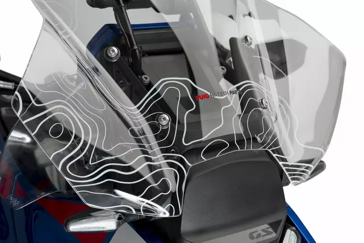Puig Touring Screen Bmw R1300Gs 24' C/Gr - Vindskydd - D491322 - 1