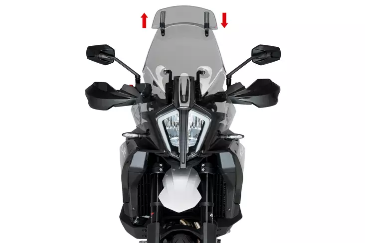 Puig Touring Screen W/Visor Ktm 890 Smt - Vindskydd - D491332 - 1