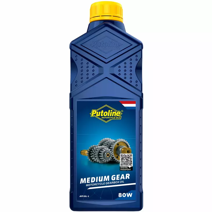 Putoline Medium Gear 80W- 1L (12) - Växellådsoljor - D526752 - 1