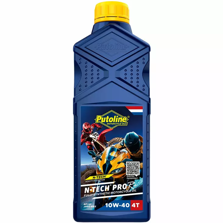 Putoline N-Tech® Pro R+ 10W-40- 1L (12) - Motorcykeloljor 4T - D526922 - 1