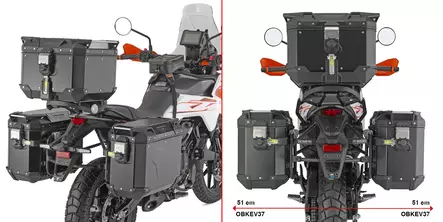Givi Pan. Hol. Ktm 390 Adventure X / R ' - Monteringsatser & Pakethållare - D530703 - 1