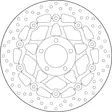 Brembo Serie Oro Bromsskiva floating - Bromsskivor - D6353 - 0