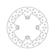 Brembo Serie Oro bromsskiva - Bromsskivor - D6263 - 1