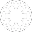 Brembo Serie Oro bromsskiva - Bromsskivor - D88203 - 1