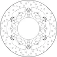 Brembo Serie Oro flytande bromsskiva - Bromsskivor - D88193 - 1