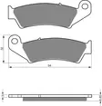 GOLDFREN Bromsbelägg 041 Ceramic Carbon - Bromsbelägg - D19273 - 2
