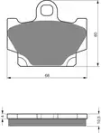 GOLDFREN Bromsbelägg 113 Ceramic Carbon - Bromsbelägg - D26503 - 1