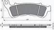 GOLDFREN Bromsbelägg 257 Ceramic Carbon - Bromsbelägg - D26593 - 1