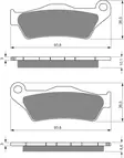 GOLDFREN Bromsbelägg 292 Ceramic Carbon - Bromsbelägg - D26613 - 1