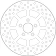 GOLDFREN Bromsskiva yd292 hd82.5 id50.5 - Bromsskivor - D26653 - 1