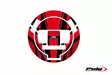 Puig Fuel Cap Cover Radical Bmw C/Red - Modellspecefika dekaler - D183243 - 1