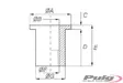 Puig M6 Wellnuts (25 Unit) 15 X 7 X 1.5 - Bultar & Bultserier - D180373 - 1