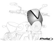 Puig Windshield Screen Vision C/Blue - Vindskydd - D180633 - 1
