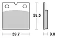 Sbs Bromsklossats Sintered - Bromsbelägg - D113723 - 1