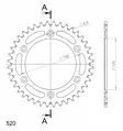 Supersprox Alu Bakdrev KTM/Husqv./Husab. - Bakdrev - D104533 - 2