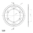 Supersprox Bakdrev Stål 460.48 - Bakdrev - D7073 - 1