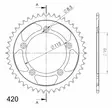 Supersprox Bakdrev Stål 894.48 - Bakdrev - D7293 - 2