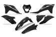 UFO Plastkit 6-delar Svart 001 GasGas EC - Plastkit - D369323 - 1