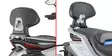 Givi Specific Backrest Zontes 368 G (202 - Monteringsatser & Pakethållare - D510743 - 1