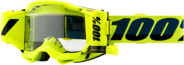 100% ACCURI 2 FORECAST YELLOW, CLEAR LENS - Skyddsutrustning - 75083 - 1