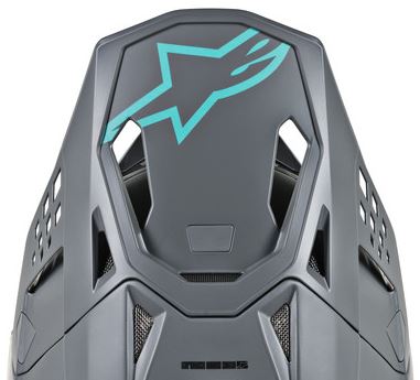 Alpinestars Skärm S-M8 - RADIUM Grå/blåg - Tillbehör & Reservdelar till hjälm - D160123 - 1