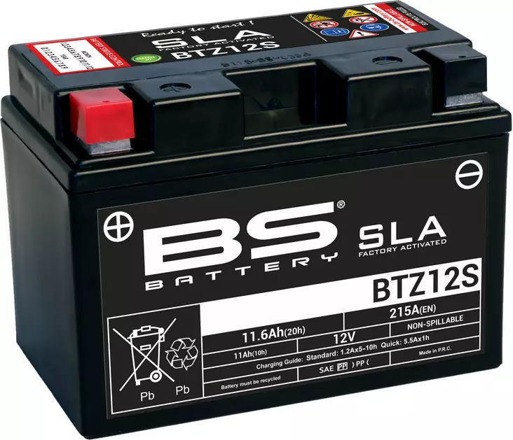 BS Battery BTZ12S (FA) SLA - Sealed & Ac - Batterier - D151263 - 1