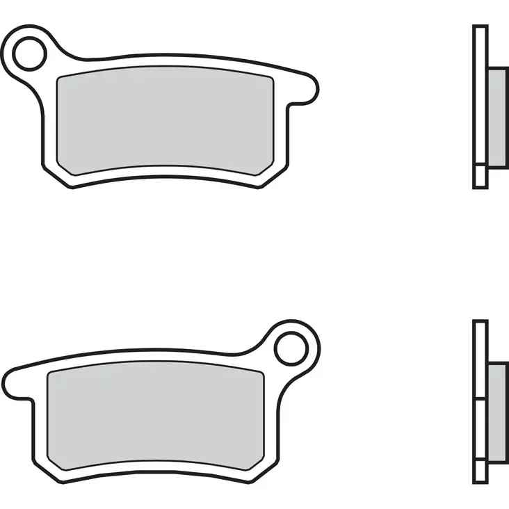 Brembo Bromsbelägg Sintered Off-Road - Bromsbelägg - D6043 - 1