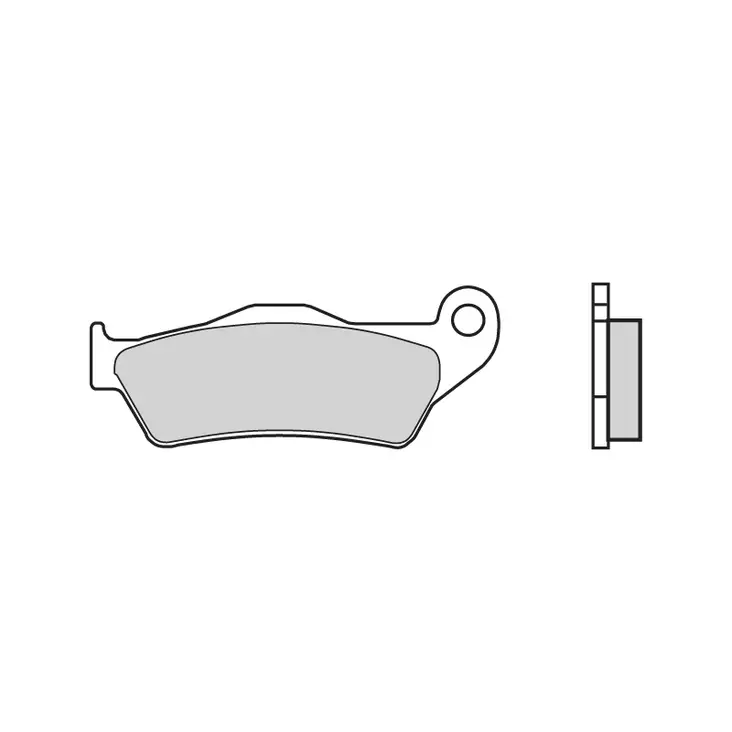 Brembo Bromsklossats Carbon-Ceramic - Bromsbelägg - D114323 - 1