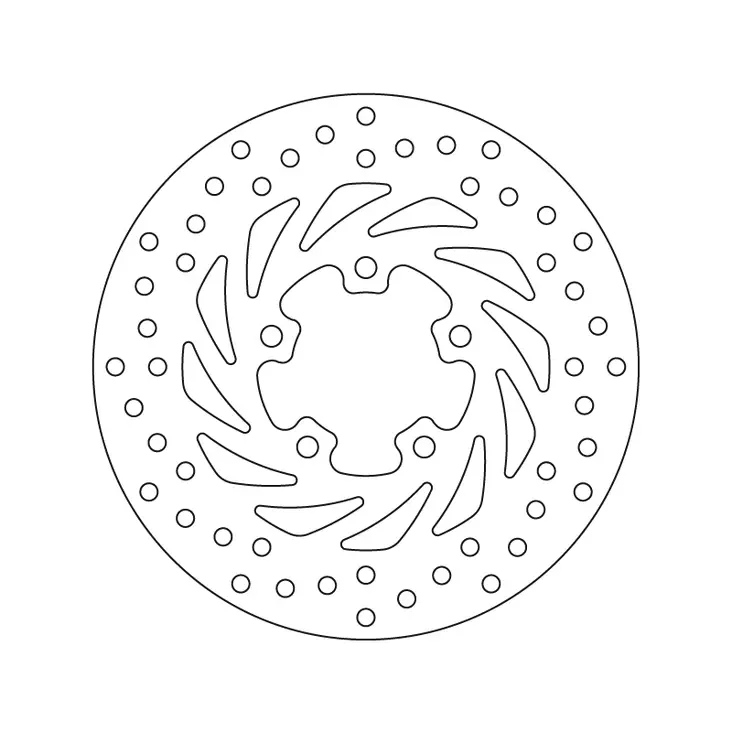 Brembo Serie Oro bromsskiva - Bromsskivor - D6243 - 1