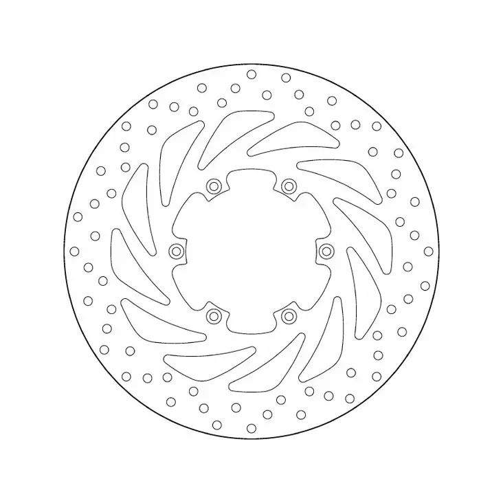 Brembo Serie Oro bromsskiva - Bromsskivor - D6303 - 1