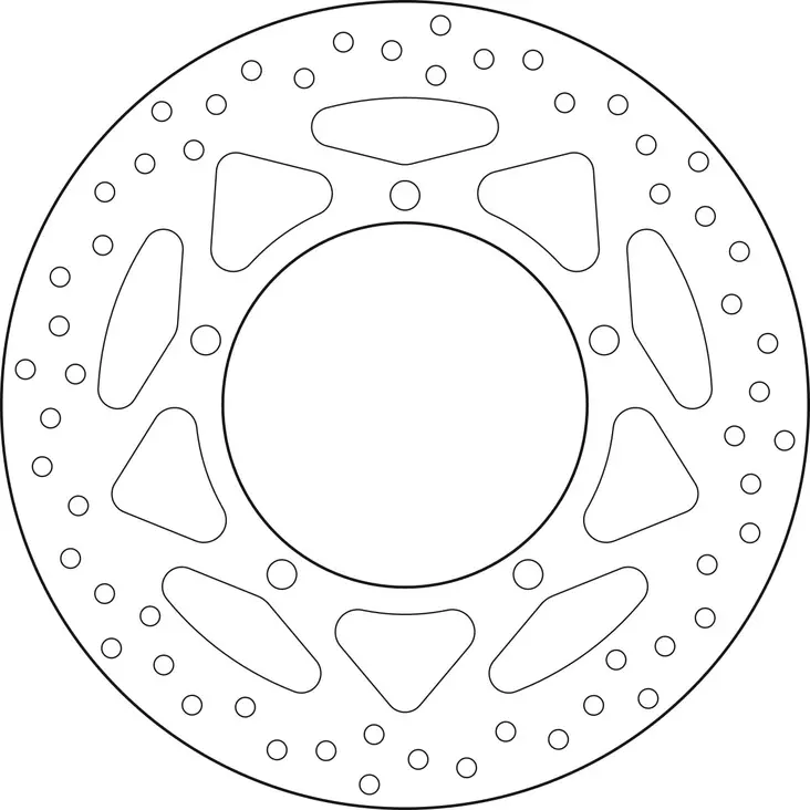 Brembo Serie Oro bromsskiva - Bromsskivor - D88213 - 1