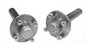 Bronco Axeltapp med rund axel 500 kg 35x - Övriga - D45323 - 1