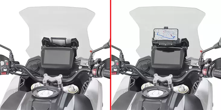 Givi Fair Upp Br. Voge Valico 525Dsx (23 - Kåpor & Vingar Street - D481983 - 1