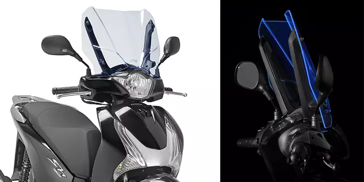 Givi Specific "ICE" screen 36.5 x 45 cm - Vindskydd - D120963 - 1