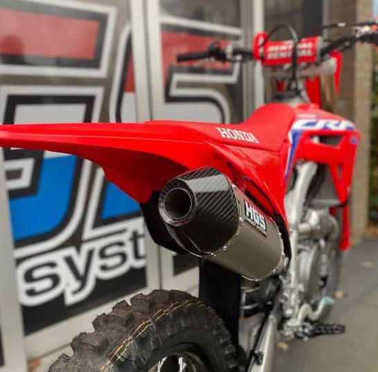 HGS Avgassystem 4T komplett CRF450R 21-2 - Komplett avgassystem - D371643 - 1