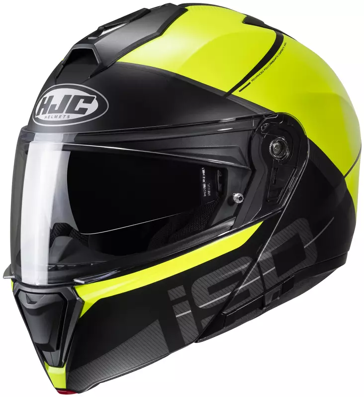 HJC Hjälm i90 May Fluo Gul/Svart MC3HSF - Öppna/Öppningsbara hjälmar - D438533 - 1