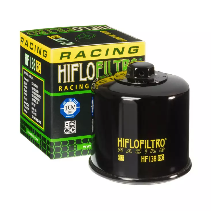 HiFlo oljefilter HF138RC (Racing 17mm) - Oljefilter - D4343 - 1