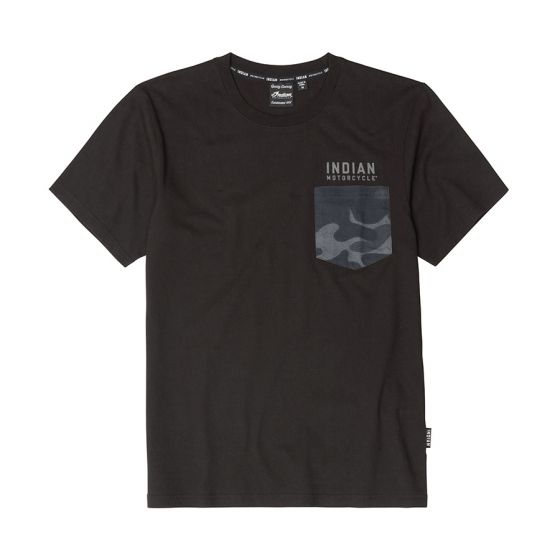 INDIAN CAMO POCKET TEE SVART - Casual Kläder & Personliga Tillbehör - 75473 - 1