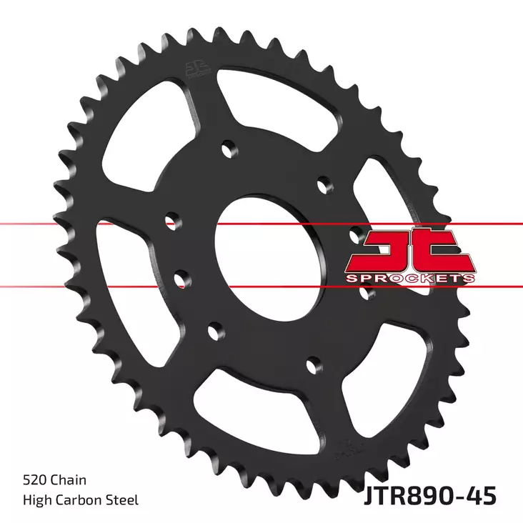 JT Bakdrev ZBK - Svart Zinc JTR890.45ZBK - Bakdrev - D416963 - 1